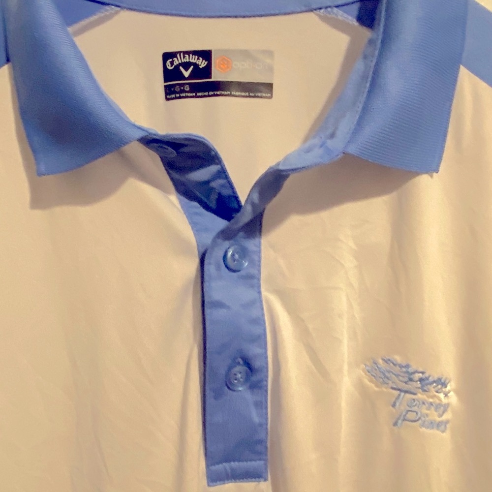 Torrey Pines Calloway Golf Shirt/ Large/ EUC